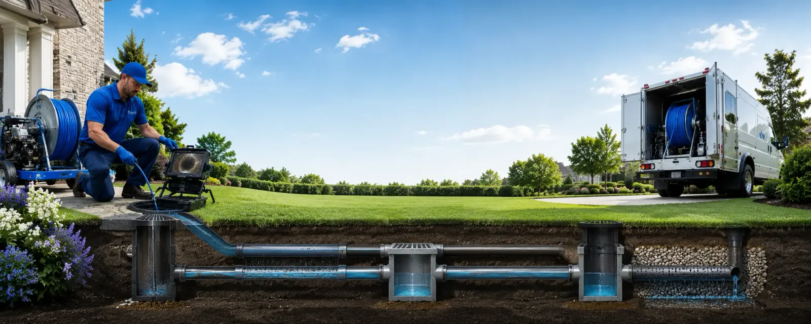 Outdoor drain cleaning information for Bolivar, NY